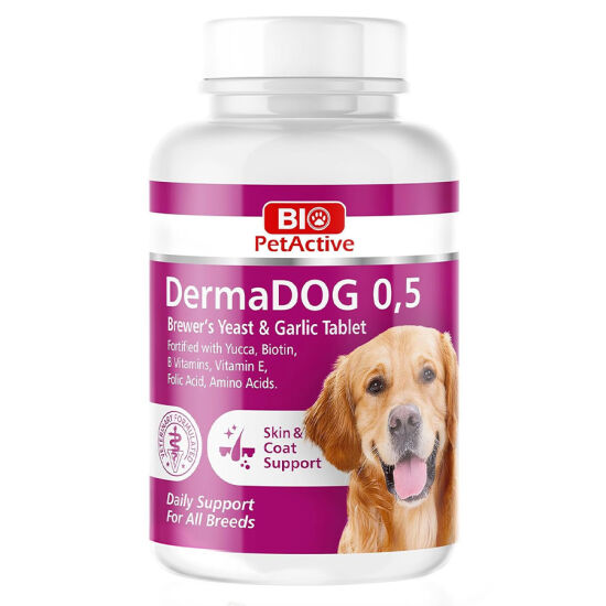 Bio Pet Active Dermadog 0.5 Tüy Dökülme Önleyici Köpek Tableti 75 Gr (150 Adet) - 1
