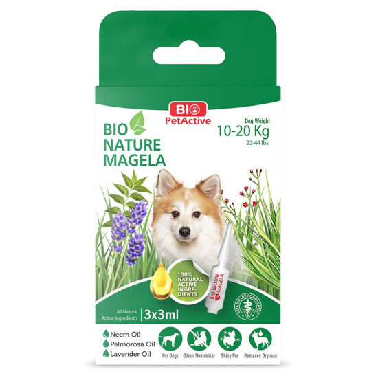 Bio Pet Active Dog 10 - 20 Kg Deri ve Tüy Sağlığı Köpek Çözelti 3 x 3 ML - 1