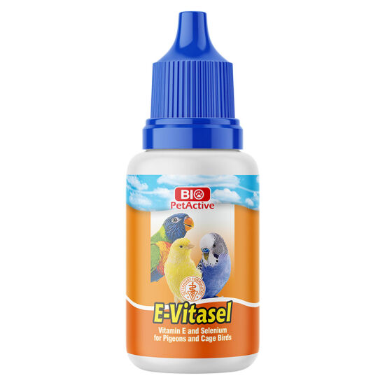 Bio Pet Active E-Vitasel (Güvercin ve Kafes Kuşları İçin Vitamin ve Selenyum) 30 ML - 1