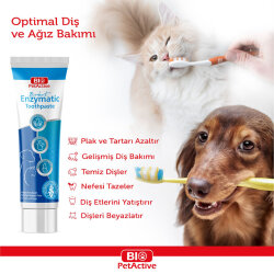 Bio Pet Active Enzymatic Toothpaste Ağız Diş Sağlığı Kedi ve Köpek Macunu 100 ML - 2