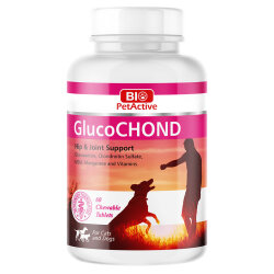 Bio Pet Active Gluco Chond Joint Support Tablets For Cats and Dogs - 60 Tablets - Bio Pet Active