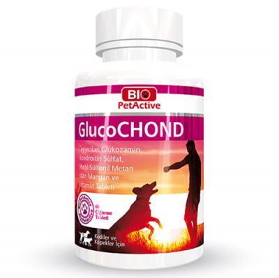 Bio Pet Active Gluco Chond Joint Support Tablets For Cats and Dogs - 60 Tablets