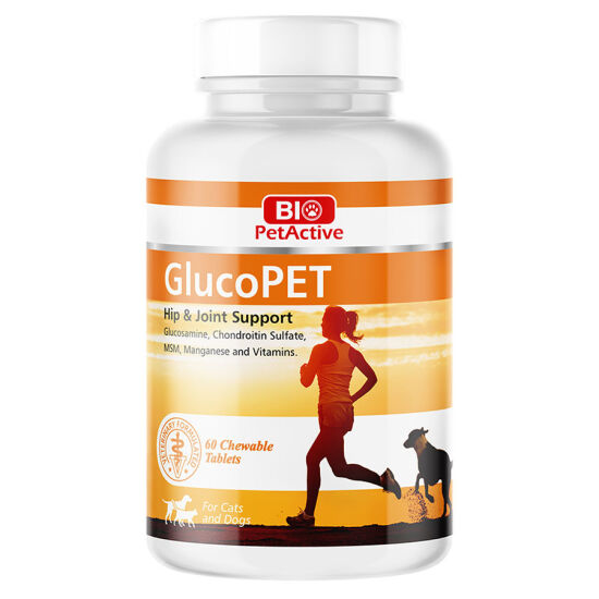 Bio Pet Active Gluco Pet Joint Support Tablets For Cats and Dogs 90 Gr. - 60 Tablets - 1