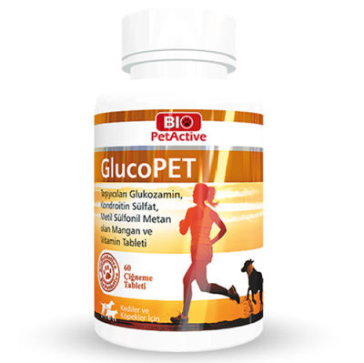 Bio Pet Active Gluco Pet Joint Support Tablets For Cats and Dogs 90 Gr. - 60 Tablets