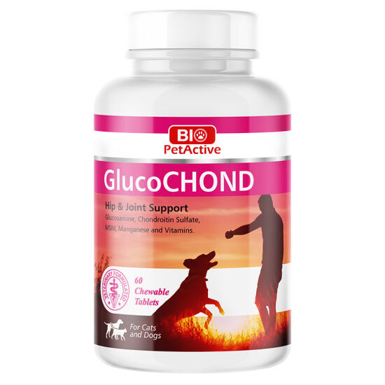Bio Pet Active Glucochond Eklem Sağlığı Kedi ve Köpek Vitamini 60 Tabs - 1