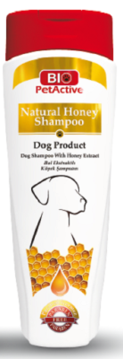 Bio Pet Active Honey and Wheat Shampoo For Dogs 400 Ml.