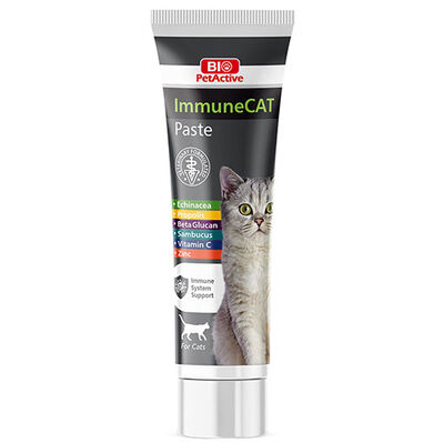 Bio Pet Active Immune CAT Paste Bağışıklık Destekleyici Kedi Macunu 100 ML