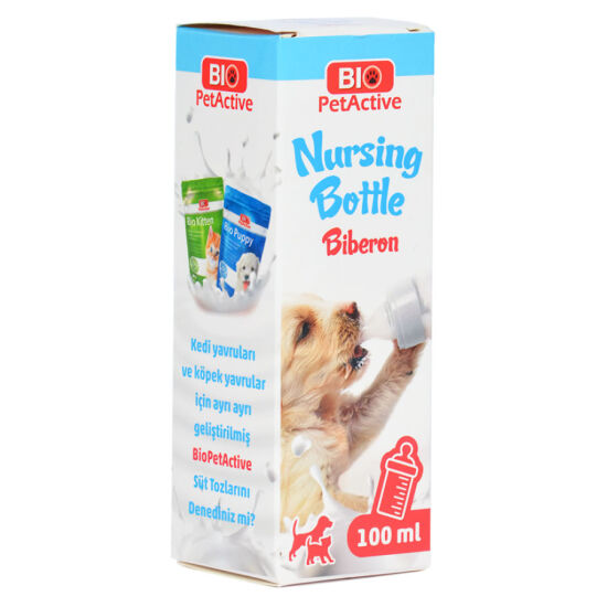 Bio Pet Active Kedi ve Küçük Irk Yavru Köpek Evcil Hayvan Biberon 100 ML - 1