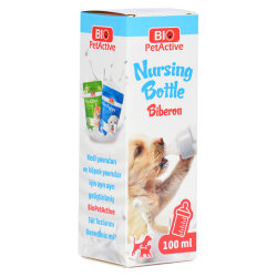 Bio Pet Active Kedi ve Küçük Irk Yavru Köpek Evcil Hayvan Biberon 100 ML - Bio Pet Active