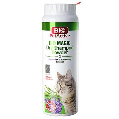 Bio Pet Active Lavender and Rosemary Dry Shampoo For Cats 150 Gr.