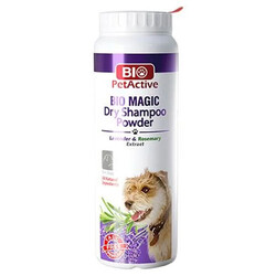 Bio Pet Active - Bio Pet Active Lavender and Rosemary Dry Shampoo For Dogs 150 Gr.