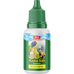 Bio Pet Active - Bio Pet Active Mantax-Scaly (Kafes Kuşları İçin Deri Bakım Ürünü) 20 ML