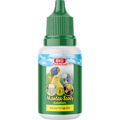 Bio Pet Active Mantax-Scaly (Kafes Kuşları İçin Deri Bakım Ürünü) 20 ML