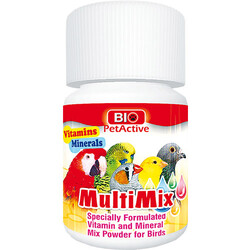 Bio Pet Active - Bio Pet Active Multimix (Toz Vitamin ve Mineral) Kuş Vitamin Takviyesi 50 Gr