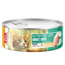 Bio Pet Active Nutritive Life Tavuk Etli Ezme Kedi Konservesi 80 Gr - Bio Pet Active