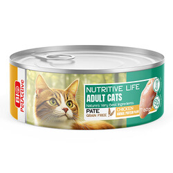 Bio Pet Active - Bio Pet Active Nutritive Life Tavuk Etli Ezme Kedi Konservesi 80 Gr