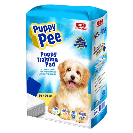 Bio Pet Active Puppy Pee Tuvalet Eğitim Çişi Pedi 60 x 90 Cm (30 Adet) - 1