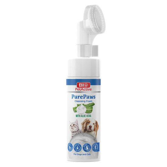 Bio Pet Active Pure Paws Kedi ve Köpek Pati Bakım Köpüğü 150 ML - 1