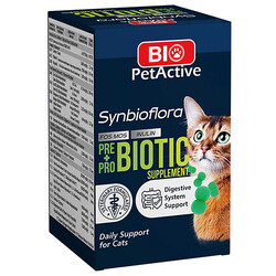 Bio Pet Active - Bio Pet Active Synbioflora Biotic Probiotic Kedi Tableti 30 Gr - 60 Tablet