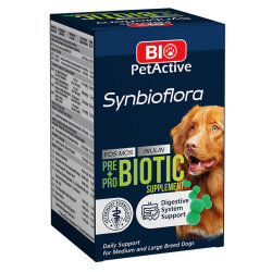 Bio Pet Active Synbioflora Biotic Probiotic Orta ve Büyük Irk Köpek Tableti 72 Gr - 60 Tablet - Bio Pet Active