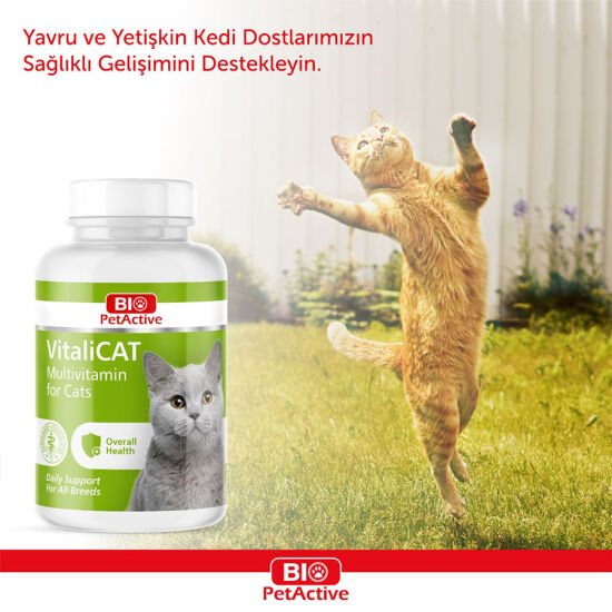 Bio Pet Active VitaliCat Kediler İçin Multi Vitamin 75 Gr ( 150 Adet ) - 2