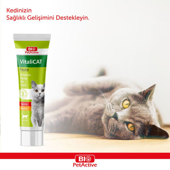 Bio Pet Active VitaliCat Pasta Taurin ve Biotinli Kedi Ödülü 100 ML - 2