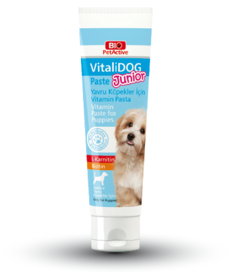  Bio Pet Active Vitalidog Junior Puppy Vitamin Paste For Dogs 100 Ml.