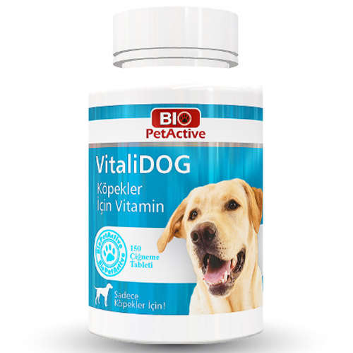 Bio Pet Active Vitalidog Kopekler Icin Multivitamin 75 Gr 150 Tablet Multivitamin Bio Pet Active