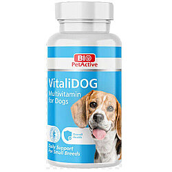 Bio Pet Active Vitalidog Küçük Irk Köpekler İçin Multivitamin 30 Gr (60 Tablet) - Bio Pet Active