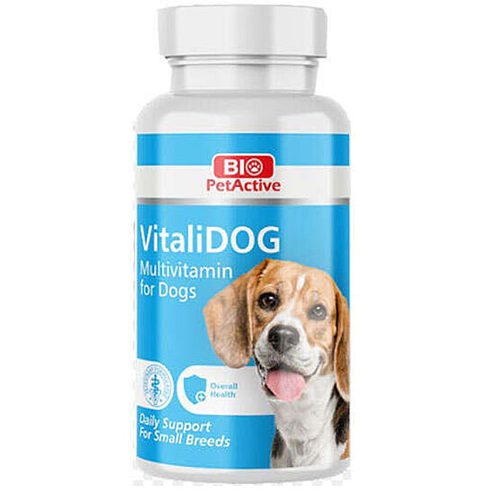 Bio Pet Active Vitalidog Küçük Irk Köpekler İçin Multivitamin 30 Gr (60 Tablet) - 1