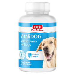 Bio Pet Active Vitalidog Multi Vitamin Tablets 75 Gr. - 150 Tablets - Bio Pet Active
