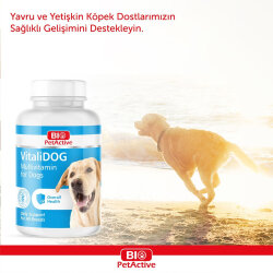 Bio Pet Active Vitalidog Multi Vitamin Tablets 75 Gr. - 150 Tablets - 2