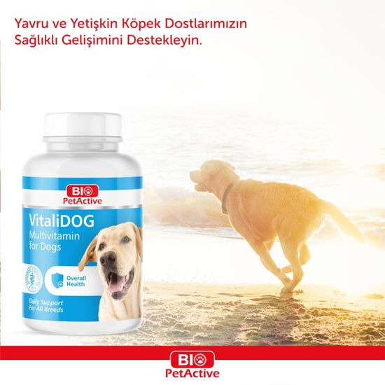 Bio Pet Active Vitalidog Multi Vitamin Tablets 75 Gr. - 150 Tablets - 2