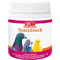 Bio Pet Active - Bio Pet Active Yeast Stock (Kafes Kuşları İçin İnaktif Bira Mayası) 250 Gr