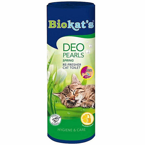 Biokats Deo Pearls Bahar Esanslı Koku Giderici Kedi Kumu Parfümü 700 Gr - 1