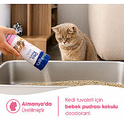 Biokats Deo Pearls Cat Litter Deodorant Baby Powder Scented 700 Gr. - 3