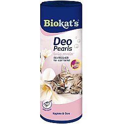Biokats Deo Pearls Cat Litter Deodorant Baby Powder Scented 700 Gr. - Biokats
