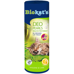 Biokats - Biokats Deo Pearls Orman Esanslı Koku Giderici Kedi Kumu Parfümü 700 Gr