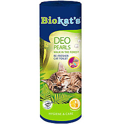 Biokats Deo Pearls Orman Esanslı Koku Giderici Kedi Kumu Parfümü 700 Gr - Biokats