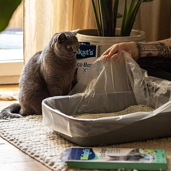 Biokats Eco Bags Kedi Kumu Doğa Dostu Hijyen Torbası XXL (12 li Paket) - 3
