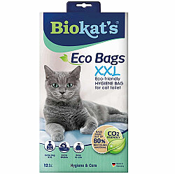 Biokats Eco Bags Kedi Kumu Doğa Dostu Hijyen Torbası XXL (12 li Paket) - 2
