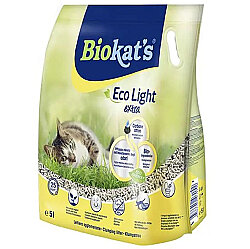 Biokats Eco Light Ekstra ( Active Carbon ) Pelet Naturel Kedi Kumu 5 Lt - Biokats