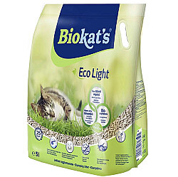Biokats Eco Light Pelet Naturel Kedi Kumu 5 Lt - Biokats