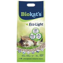 Biokats - Biokats Eco Light Pelet Naturel Kedi Kumu 8 Lt