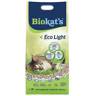 Biokats Eco Light Pelet Naturel Kedi Kumu 8 Lt