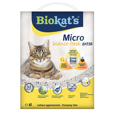 Biokats Micro Bianco Fresh Extra Kedi Kumu 6 Lt