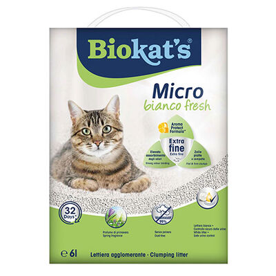 Biokats Micro Bianco Fresh Kedi Kumu 6 Lt