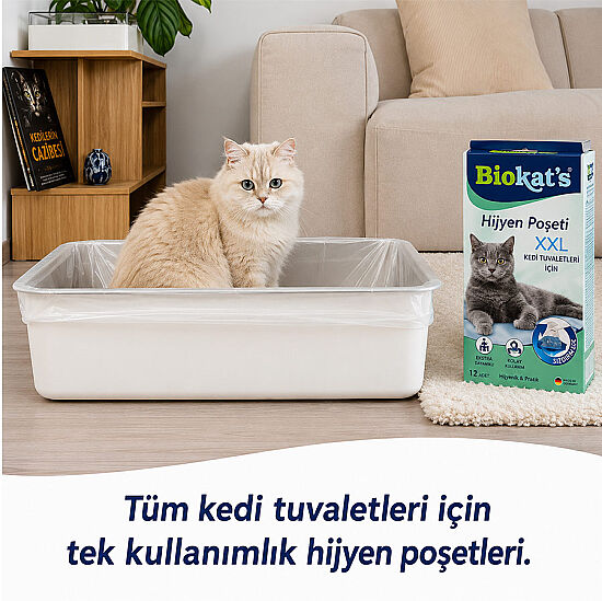 Biokats Polybeutel Cat Litter Box Liner XXL 55x45x12 Cm. - Pack of 12 - 4