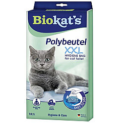 Biokats Polybeutel Kedi Kumu Hijyen Torbası XXL (12'li Paket) - Biokats