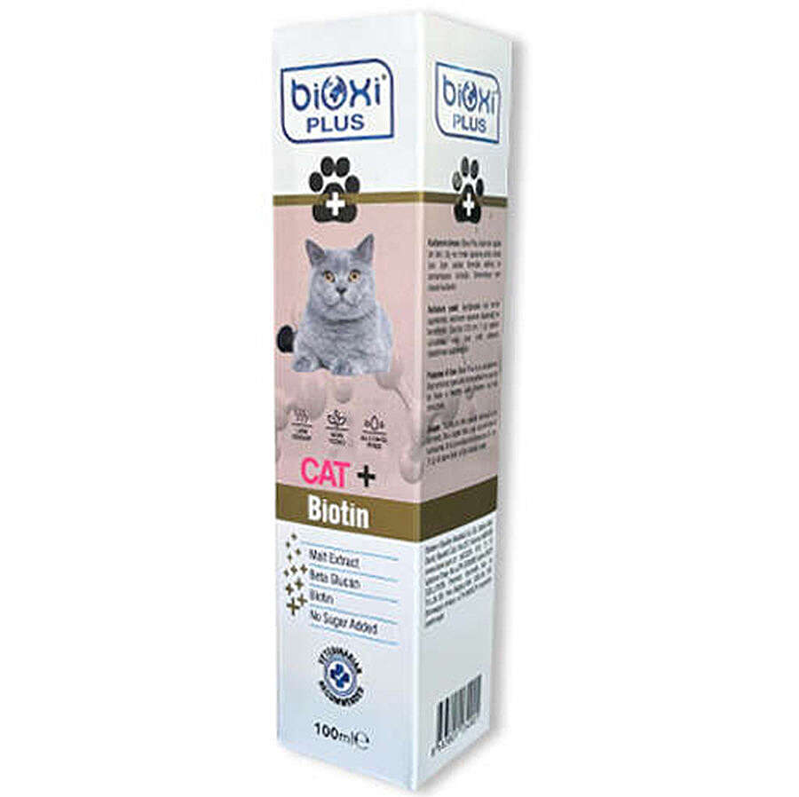 Bioxi Plus Cat Biotin Kedi Biotin Malt 100 ML